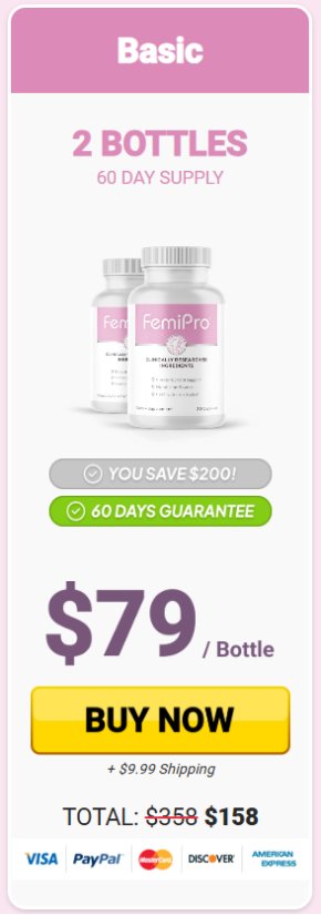 FemiPro Buy 1 Bottle
